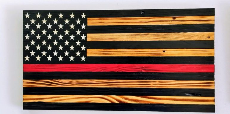Flag - Firefighter - Thin Red Line